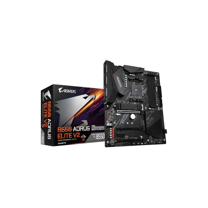 6821-Gigabyte B550 AORUS ELITE V2 placa base AMD B550 Zocalo AM4 ATX