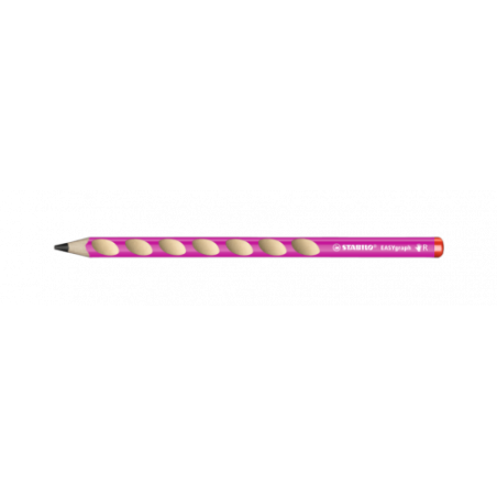 685-LAPIZ ERGONOMICO EASYGRAPH PARA DIESTROS HB 3,15MM. ROSA STABILO 322/01-HB