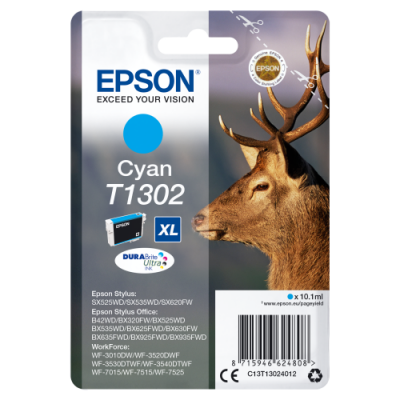 Epson Stag Cartucho T1302 cian