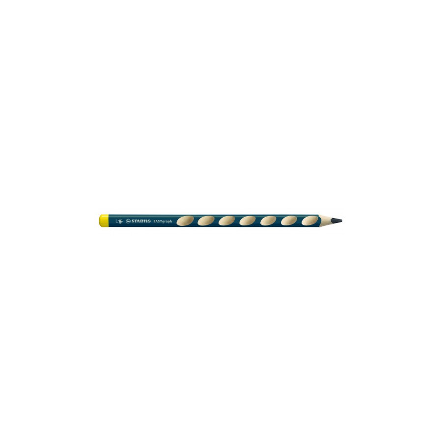 686-LAPIZ ERGONOMICO EASYGRAPH PARA ZURDOS HB 3,15MM. PETROLEO STABILO 321/HB-6