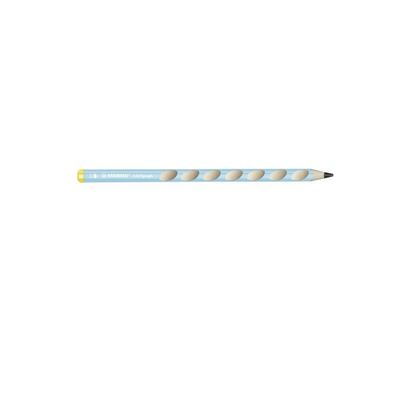 687-LAPIZ ERGONOMICO EASYGRAPH PARA ZURDOS HB 3,15MM. AZUL STABILO 321/02-HB-6