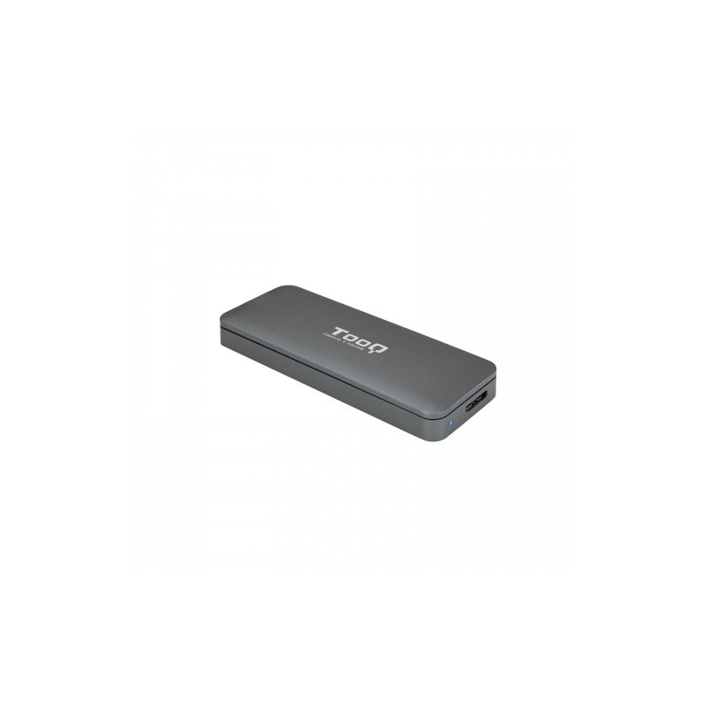 6974-TooQ TQE-2281G caja para disco duro externo M.2 Caja externa para unidad de estado solido (SSD) Gris