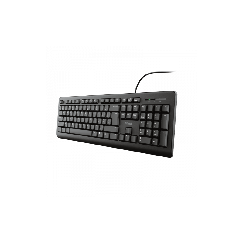 6976-Trust TK-150 teclado USB QWERTY Espanol Negro