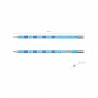 7024-LAPIZ DE GRAFITO DE SECCION REDONDA CON GOMA DE BORRAR 2X2 HB ERICH KRAUSE 45619