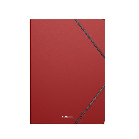 7042-CARPETA CON GOMAS ELASTICAS MATT CLASSIC, A4, ROJO ERICH KRAUSE 53324