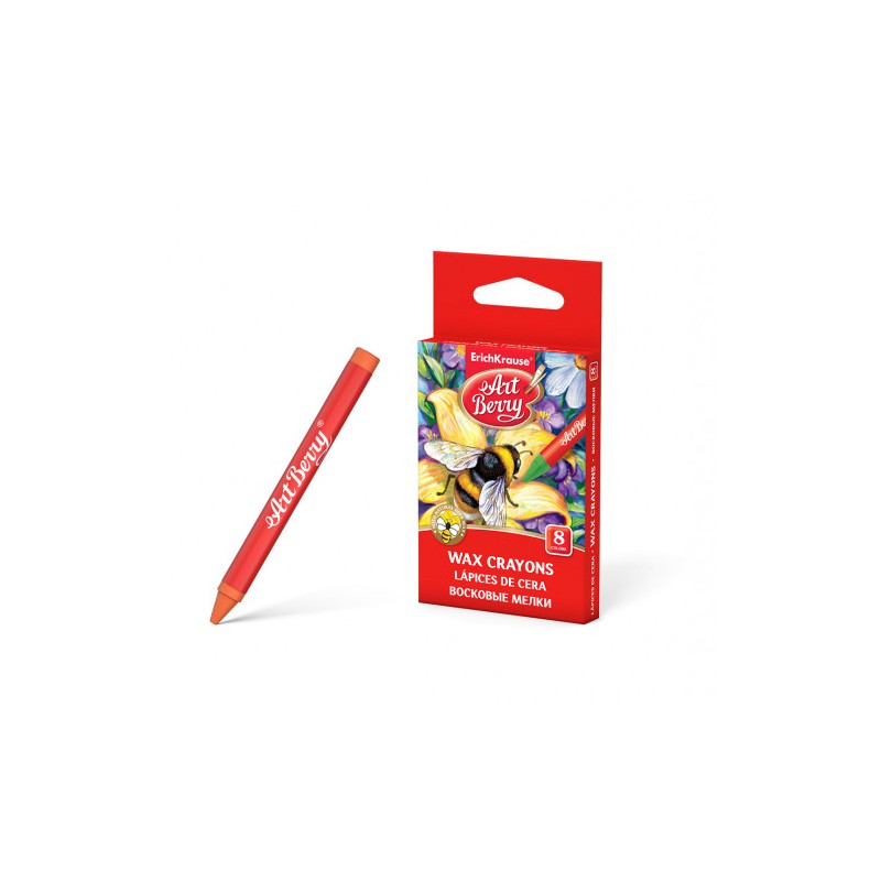 7065-ESTUCHE DE CERAS DE PLASTICO 8 COLORES ARTBERRY 34929