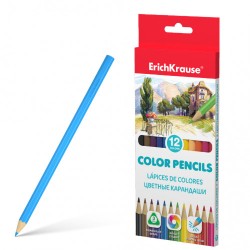 7081-CAJA LAPICES DE COLORES TRIANGULAR 12 COLORES ERICH KRAUSE 49886