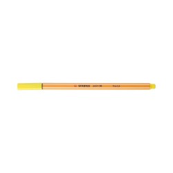713-ROTULADOR PUNTA FINA POINT 88 0.4MM AMARILLO LIMON STABILO 88/24