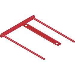 7149-PACK 100 FASTENER METAL FLEXIBLE D-CLIP ROJO BANKERS BOX 1189301