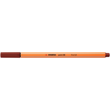 724-ROTULADOR PUNTA FINA POINT 88 0.4MM SANGUINA STABILO 88/38
