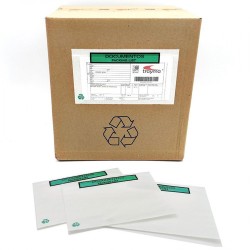 7242-CAJA 1000 SOBRES ADHESIVOS PACK LIST 100% PAPEL 240X130 MM IMPRESO DOCUMENTOS PACKING LIST S2757 F-P