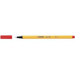 725-ROTULADOR PUNTA FINA POINT 88 0.4MM ROJO STABILO 88/40