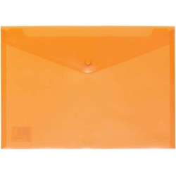 7264-SOBRE POLIPROPILENO FOLIO SOLAPA C/BROCHE PLASTICO NARANJA CARCHIVO 342K52