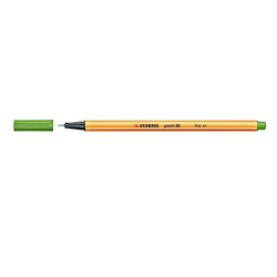 727-ROTULADOR PUNTA FINA POINT 88 0.4MM VERDE HOJA STABILO 88/43