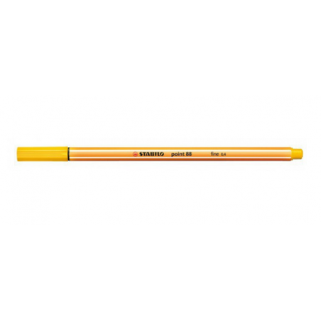 730-ROTULADOR PUNTA FINA POINT 88 0.4MM AMARILLO STABILO 88/44