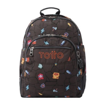 MOCHILA ESCOLAR ESTAMPADO VIDEOJUEGO CRAYOLES TOTTO MA04ECO029 2210N 3Y7