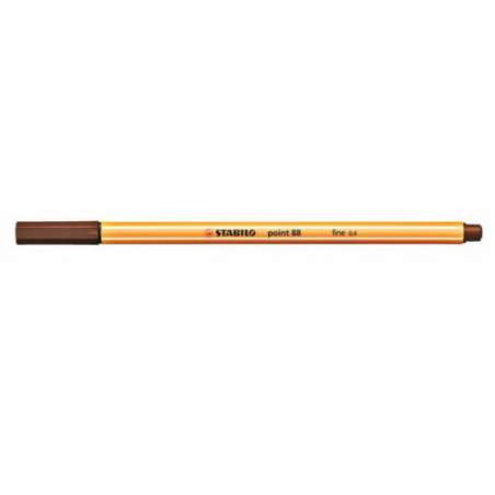 732-ROTULADOR PUNTA FINA POINT 88 0.4MM MARRON STABILO 88/45