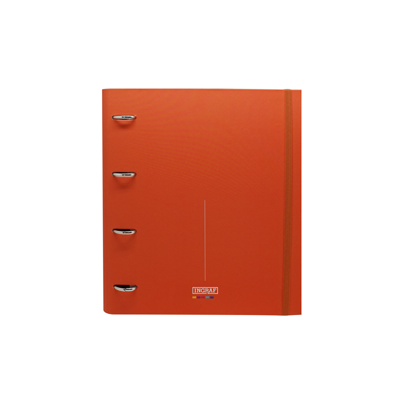 7385-Ingraf 350762 carpeta de carton A4 Naranja