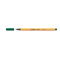 739-ROTULADOR PUNTA FINA POINT 88 0.4MM VERDE PINO STABILO 88/53