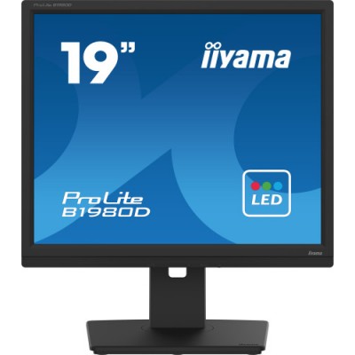 iiyama ProLite B1980D B5 pantalla para PC 483 cm 19 1280 x 1024 Pixeles SXGA LCD Negro