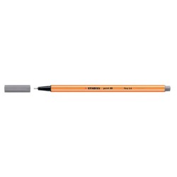 759-ROTULADOR PUNTA FINA POINT 88 0.4MM GRIS OSCURO STABILO 88/96
