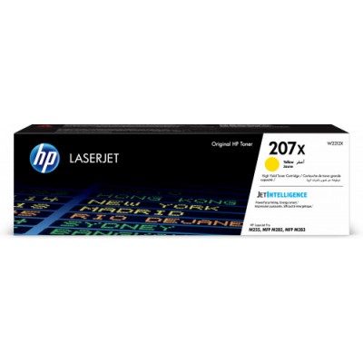 HP TONER 207X AMARILLO LASERJET M255 M282 W2212X