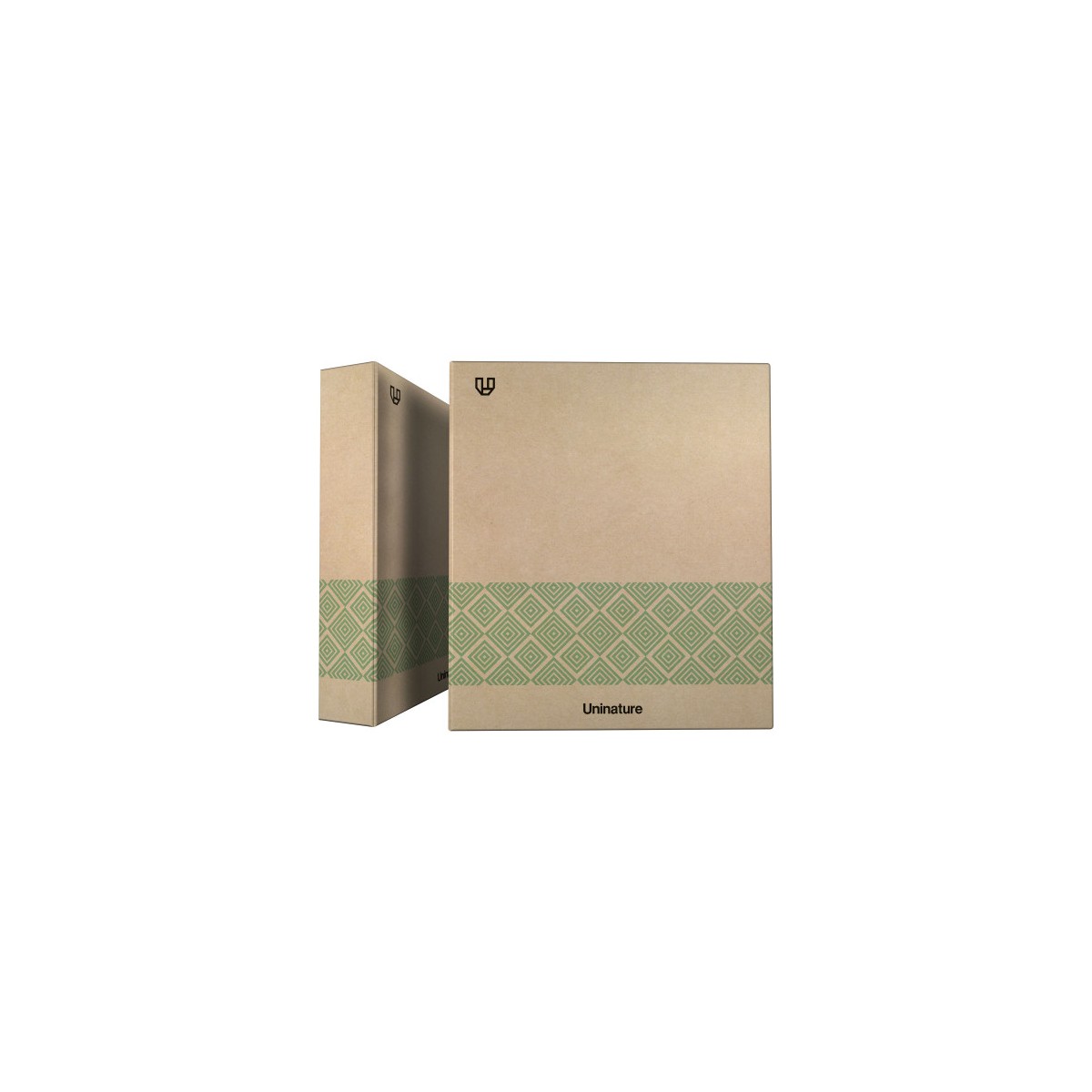 CARPETA RECICLADA ANILLAS 4x40MM KRAFT SOFT A4 VERDE UNINATURE 7323920