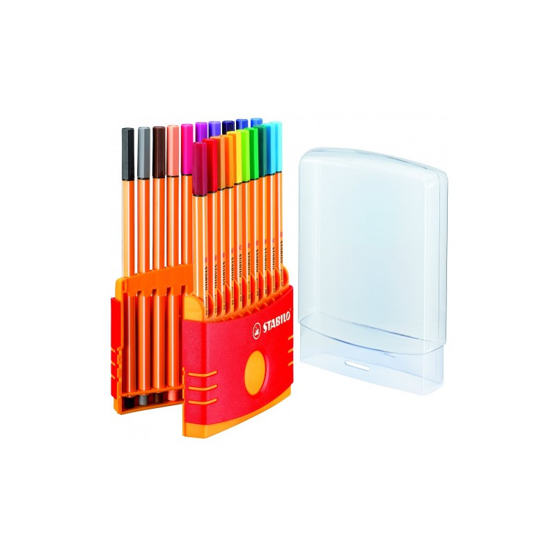 769-CAJA PLASTICO 20 UNIDADES PUNTA FINA 0,4MM. POINT 88 COLORPARADE STABILO 8820-03 769-CAJA PLASTICO 20 UNIDADES PUNTA FINA 0,4MM. POINT 88 COLORPARADE STABILO 8820-03