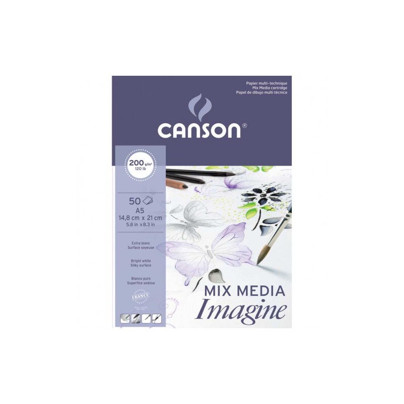 7732-Canson Imagine Arte de papel 25 hojas 7732-Canson Imagine Arte de papel 25 hojas