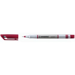 775-ROTULADOR SENSOR PUNTA FINA 0,3MM. ROJO STABILO 189/40