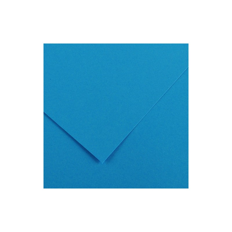 7755-PACK 25 HOJAS CARTULINA IRIS 50X65 185G AZUL MAR CANSON C200040234