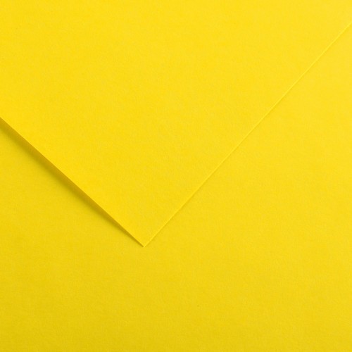 7758-PACK 25 HOJAS CARTULINA IRIS 50X65 185G AMARILLO LIMON CANSON C200040220
