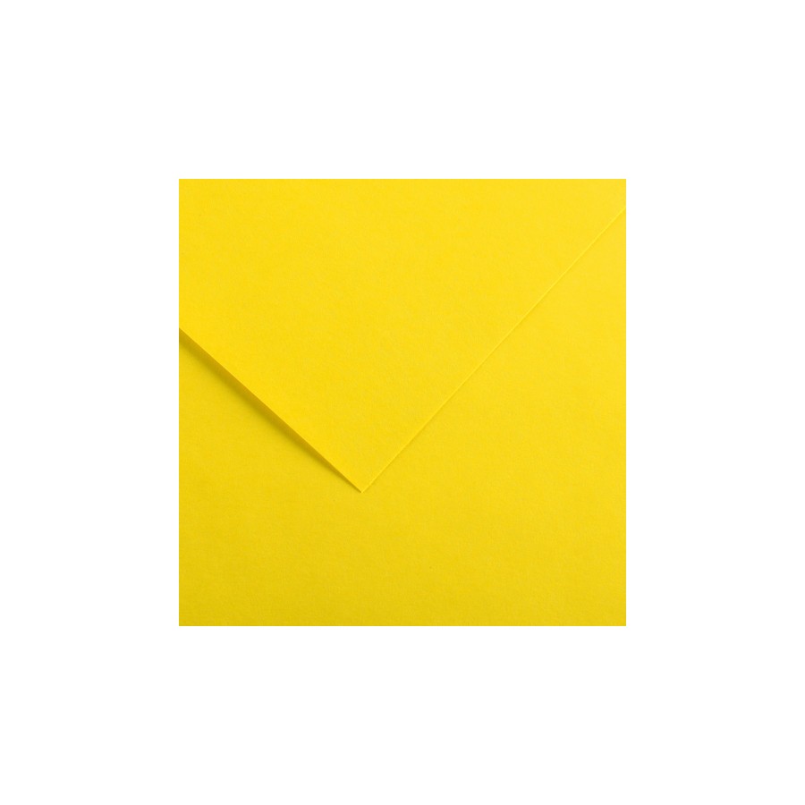 7758-PACK 25 HOJAS CARTULINA IRIS 50X65 185G AMARILLO LIMON CANSON C200040220