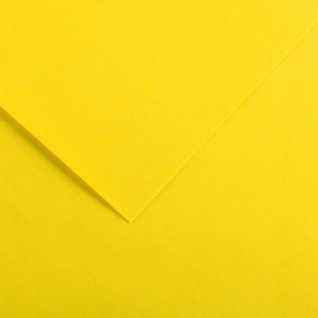7758-PACK 25 HOJAS CARTULINA IRIS 50X65 185G AMARILLO LIMON CANSON C200040220