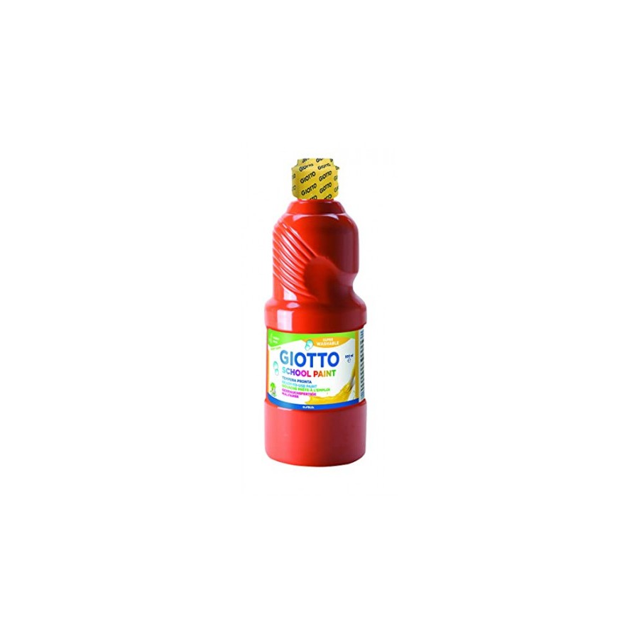 7786-Giotto Tempera Escolar 500 ml Botella Rojo 7786-Giotto Tempera Escolar 500 ml Botella Rojo
