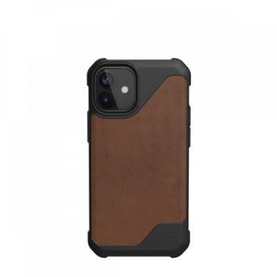 UAG APPLE IPHONE 12 MINI METROPOLIS LT LEATHER BROWN