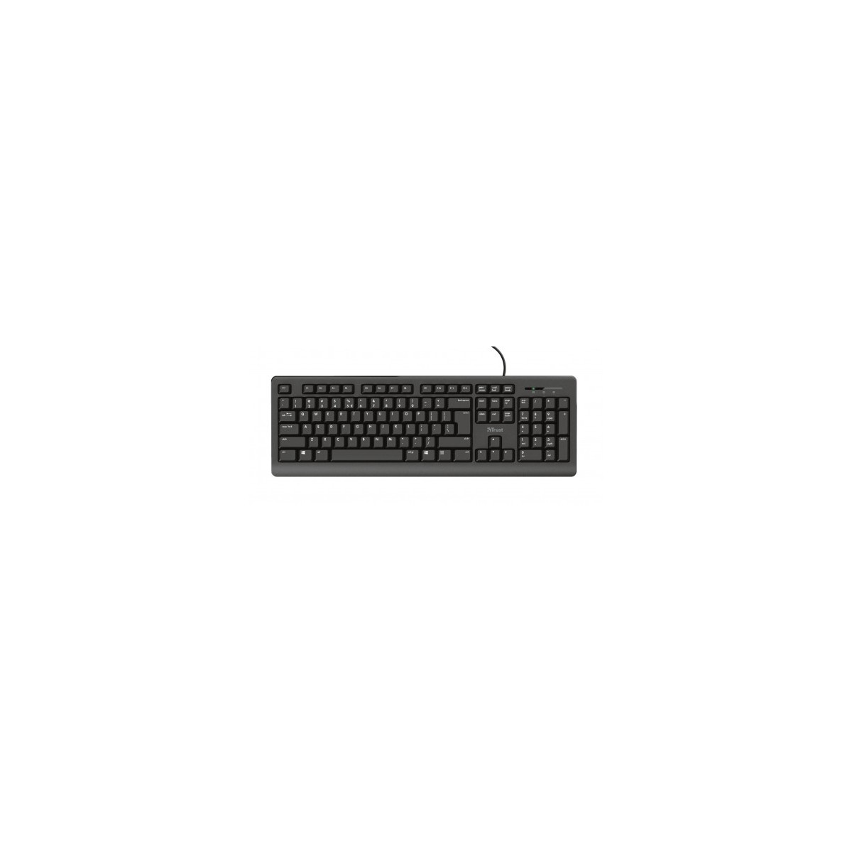 Trust Primo teclado USB QWERTY Espanol Negro