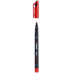 786-MARCADOR PERMANENTE PUNTA FINA OHPEN UNIVERSAL 0,7MM. ROJO STABILO 842/40