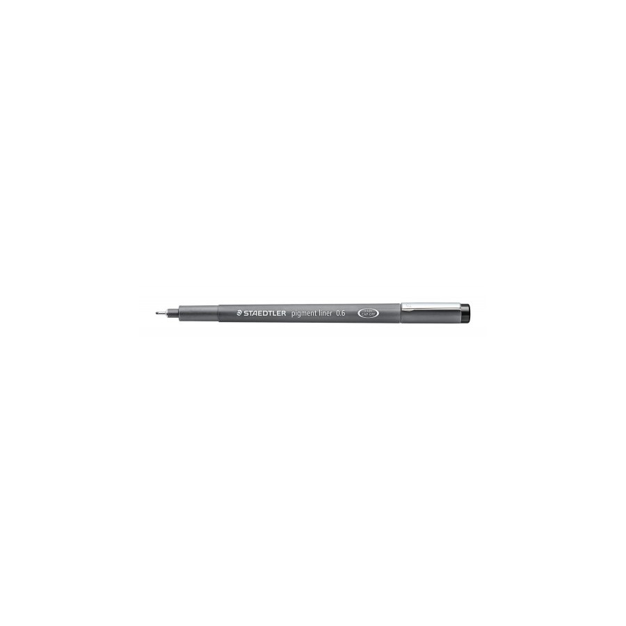 7875-ROTULADOR CALIBRADO PIGMENT LINER 308, 0,6MM, NEGRO STAEDTLER 308 06-9