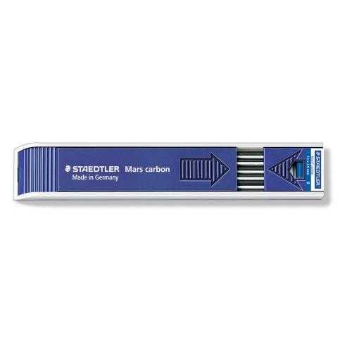 7913-ESTUCHE 12 MINAS CARBON 200, 2MM, GRAD. B STAEDTLER 200-B