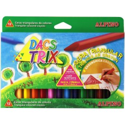 7963-ESTUCHE 12 CERAS TRIANGULARES DACSTRIX DACS DA000125