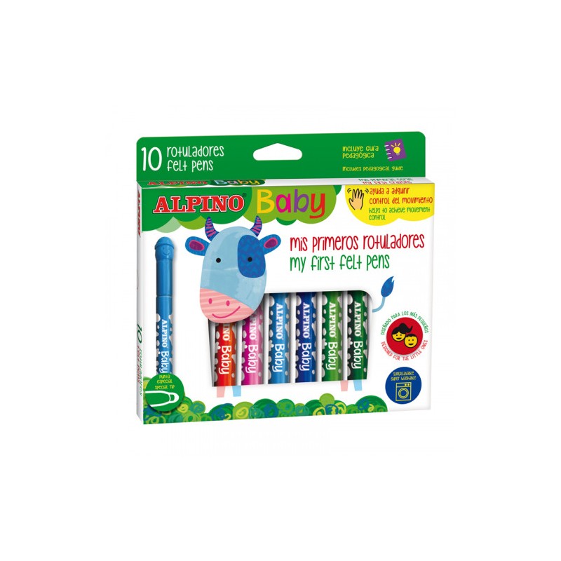7973-ESTUCHE 10 ROTULADORES BABY ALPINO AR002010