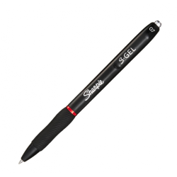 7996-Sharpie S-Gel Boligrafo de gel de punta retractil Rojo 12 pieza(s)