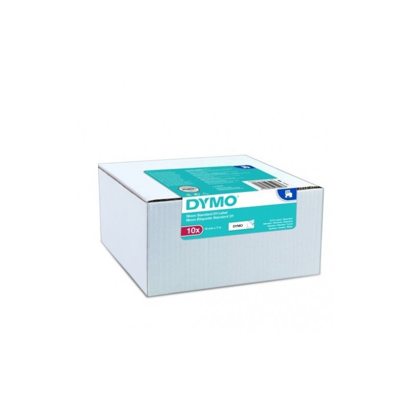8022-MULTIPACK 10 CINTAS DYMO D1 9MMX7M NEGRO/BLANCO DYMO 2093096 8022-MULTIPACK 10 CINTAS DYMO D1 9MMX7M NEGRO/BLANCO DYMO 2093096