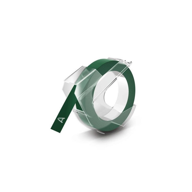 8032-CINTA DYMO EMBOSSER 3M X 9 MM VERDE DYMO 520105
