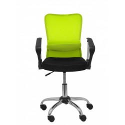 8061-SILLA INFANTIL CARDENETE RESPALDO MALLA VERDE ASIENTO NEGRO PIQUERAS Y CRESPO 238GVNE