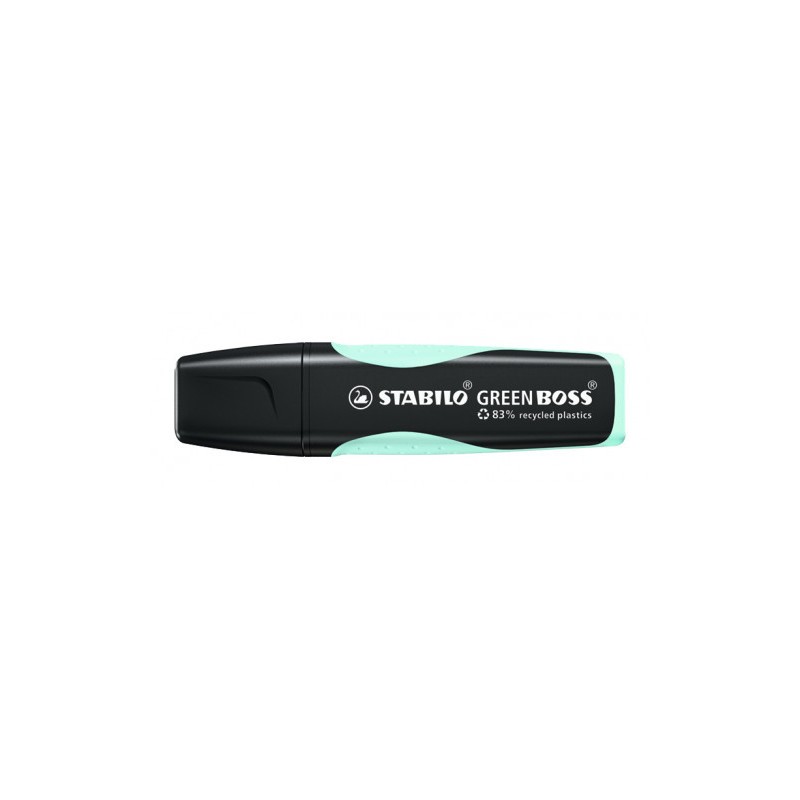 8101-MARCADOR FLUORESCENTE GREEN BOSS PASTEL TOQUE DE TURQUESA STABILO 6070/113
