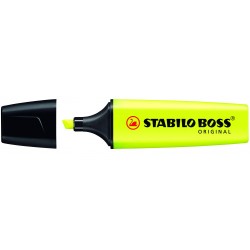 812-MARCADOR FLUORESCENTE BOSS ORIGINAL TRAZO 2/5MM. AMARILLO STABILO 70/24
