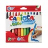 8128-CAJA 12 ROTULADORES JUMBO COLORES SURTIDOS CARIOCA 40569