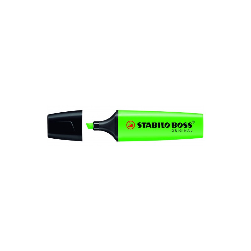 814-MARCADOR FLUORESCENTE BOSS ORIGINAL TRAZO 2/5MM. VERDE STABILO 70/33 814-MARCADOR FLUORESCENTE BOSS ORIGINAL TRAZO 2/5MM. VERDE STABILO 70/33
